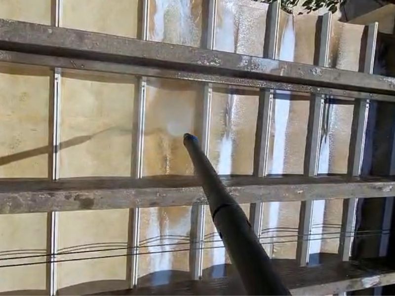 Limpieza profesional de toldo exterior